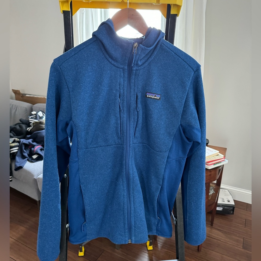 Patagonia M Better Sweater Hoody in Blue